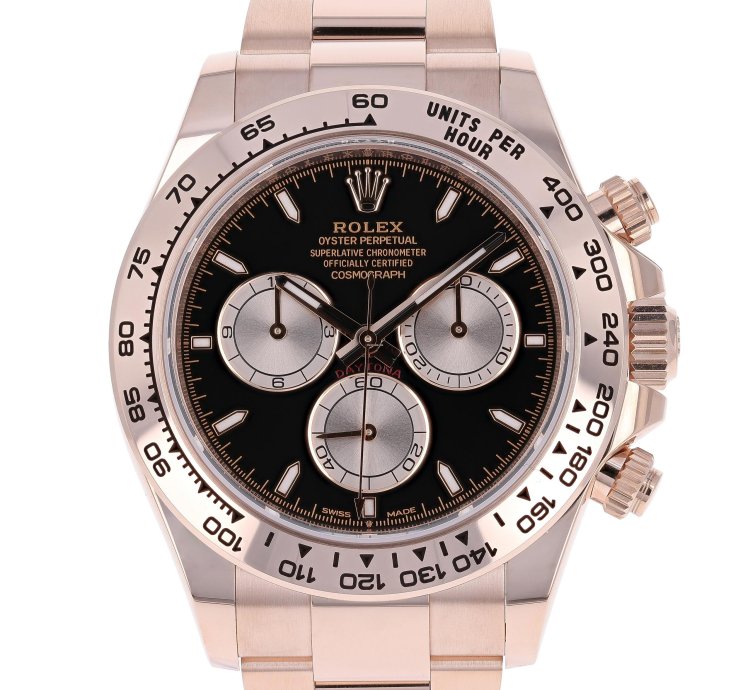 Rolex Daytona New 2025 126505 Black Pink Oyster Rose Gold 40 Mm
