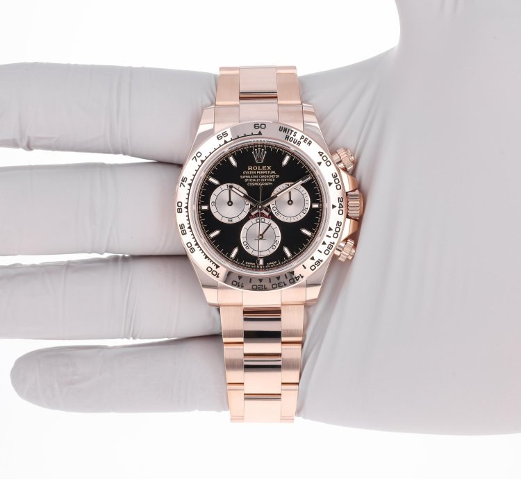 Rolex Daytona New 2025 126505 Black Pink Oyster Rose Gold 40 Mm