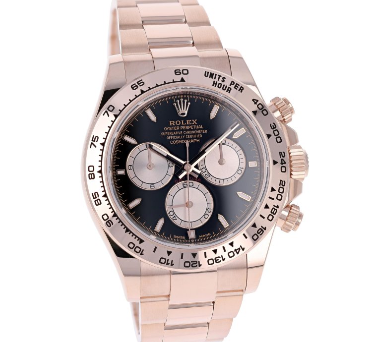 Rolex Daytona New 2025 126505 Black Pink Oyster Rose Gold 40 Mm
