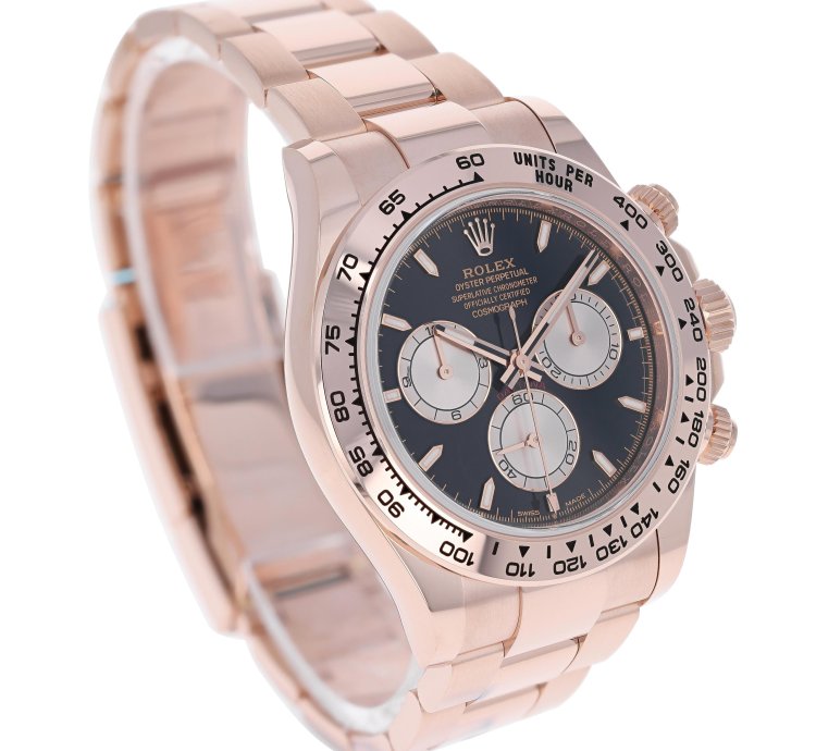 Rolex Daytona New 2025 126505 Black Pink Oyster Rose Gold 40 Mm