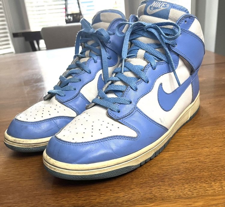 2004 Unc Dunks Vintage University Carolina Blue