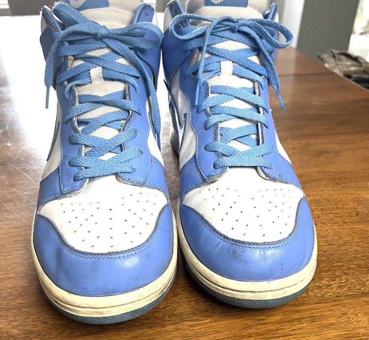 2004 Unc Dunks Vintage University Carolina Blue