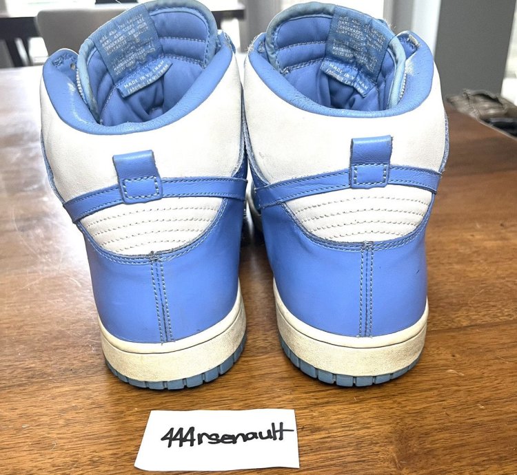 2004 Unc Dunks Vintage University Carolina Blue