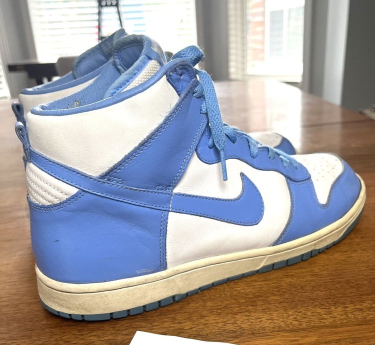 2004 Unc Dunks Vintage University Carolina Blue