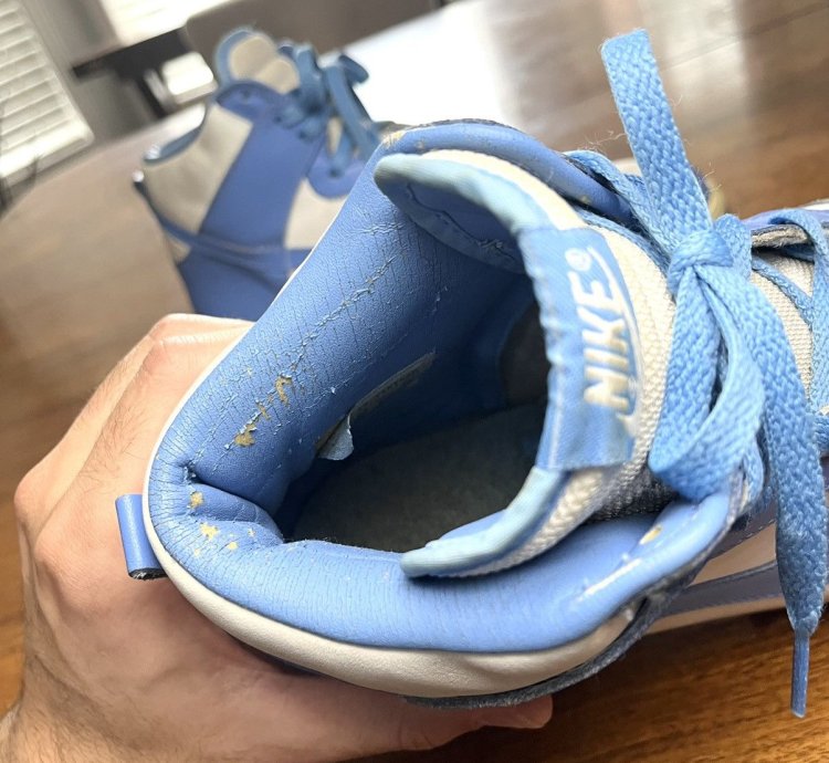 2004 Unc Dunks Vintage University Carolina Blue