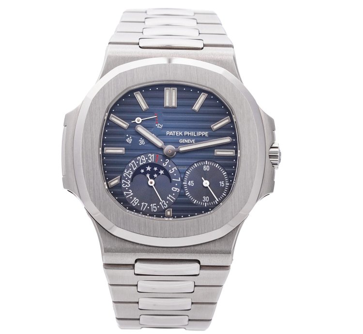 Patek Philippe Nautilus Moonphase Blue Dial 5712 1a-001 Steel