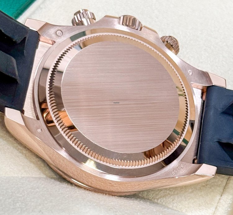 Rolex Daytona New 2025 126515ln Black Rose Gold Oysterflex 40 Mm