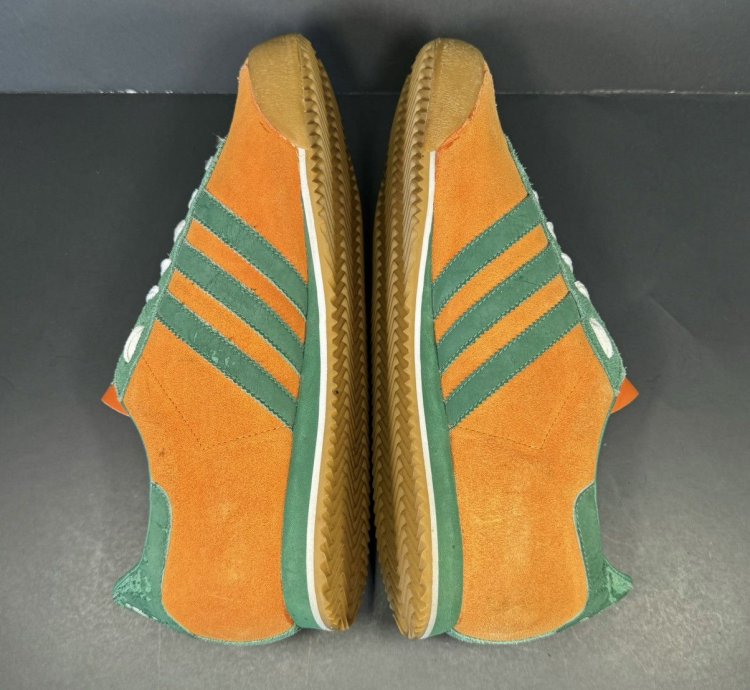 2004 Vintage Adidas Espana 82 Kick Orange Green