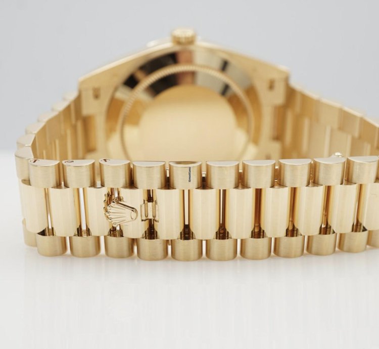 Rolex Day-date 40 Onyx Baguette Neu 2024 Full Set