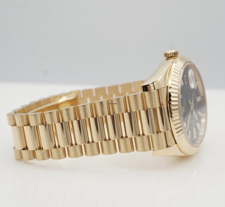 Rolex Day-date 40 Onyx Baguette Neu 2024 Full Set