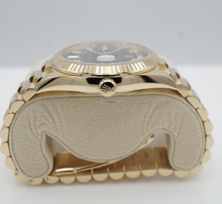Rolex Day-date 40 Onyx Baguette Neu 2024 Full Set