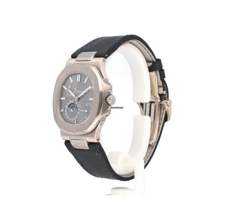 Patek Philippe Nautilus Moonphase Power Reserve 40 White Gold Moonphase Power Reserve - 2017 Papers