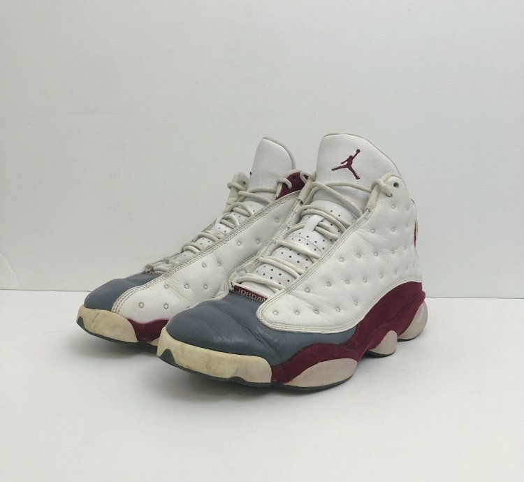 2005 Nike Air Jordan Retro Xiii 13 Grey Toe Bleed 310004 161