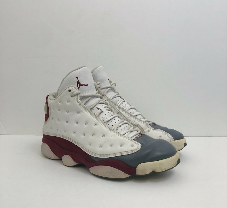 2005 Nike Air Jordan Retro Xiii 13 Grey Toe Bleed 310004 161