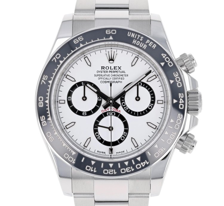 Rolex Daytona New 2025 April 126500ln White Panda Oyster Steel 40 Mm