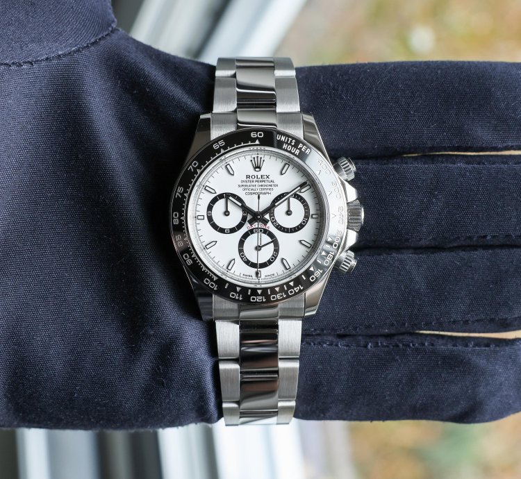 Rolex Daytona New 2025 April 126500ln White Panda Oyster Steel 40 Mm