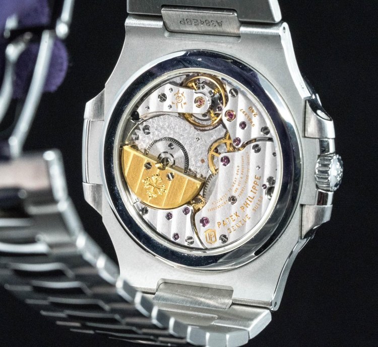 Patek Philippe Nautilus Moonphase Steel Blue Dial
