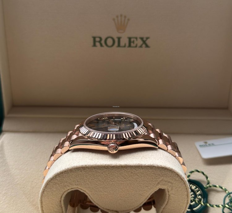 Rolex Day-date 40 Oscars Slate Grey Ombre 2025 Neu Everose Full Set