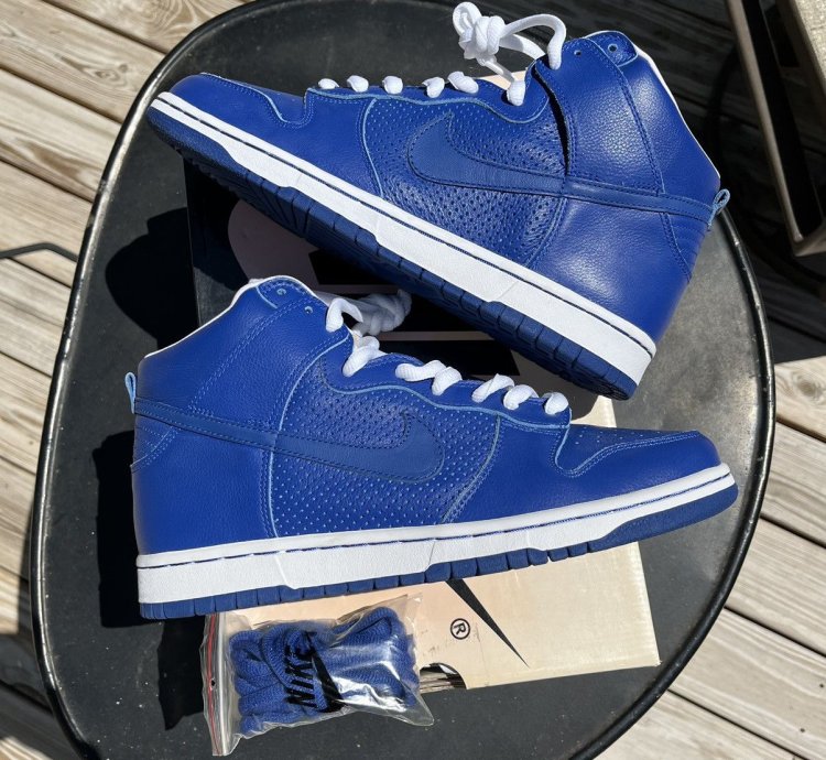 2005 Nike Sb Dunk High Pro Sb T19 Tokyo Royal Blue Size 11