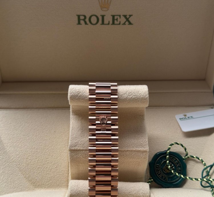 Rolex Day-date 40 Oscars Slate Grey Ombre 2025 Neu Everose Full Set