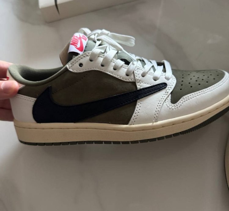 Jordan 1 Retro Low Og Sp Travis Scott Medium Olive