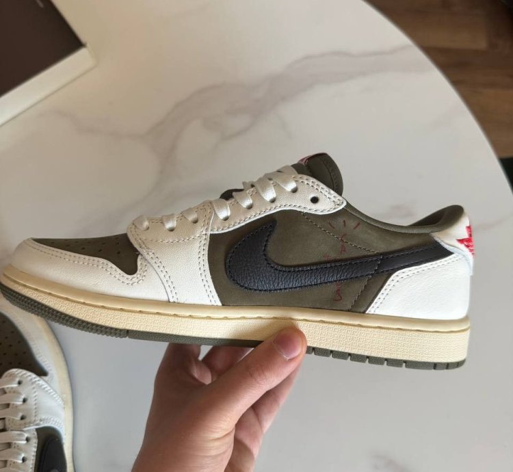 Jordan 1 Retro Low Og Sp Travis Scott Medium Olive