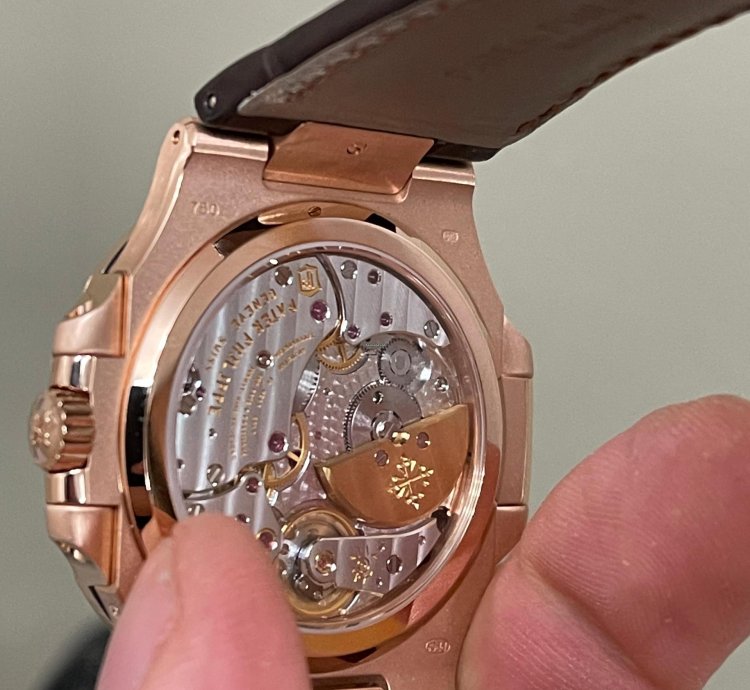 Patek Philippe Nautilus Oro Rosa Rose Gold Moonphases Fasi Luna
