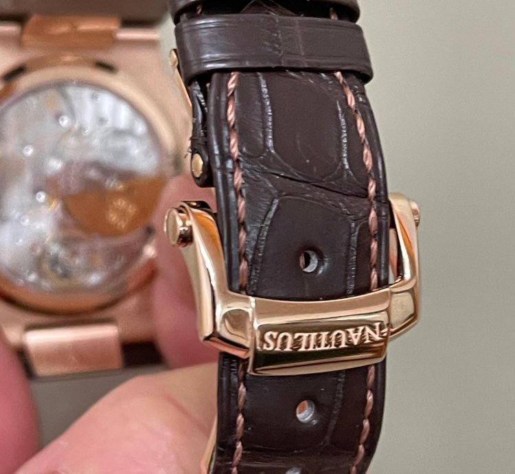 Patek Philippe Nautilus Oro Rosa Rose Gold Moonphases Fasi Luna