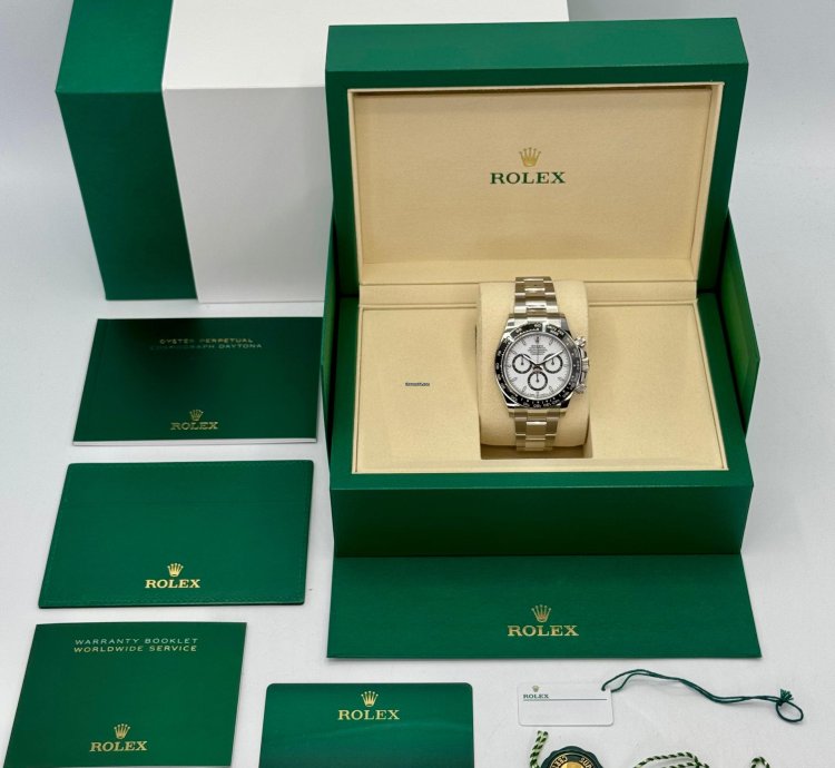 Rolex Daytona New 2025 Daytona 40mm 126500ln Stainless Steel White Panda Dial