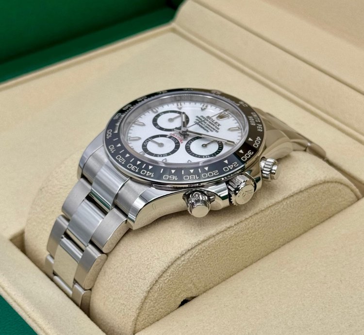 Rolex Daytona New 2025 Daytona 40mm 126500ln Stainless Steel White Panda Dial