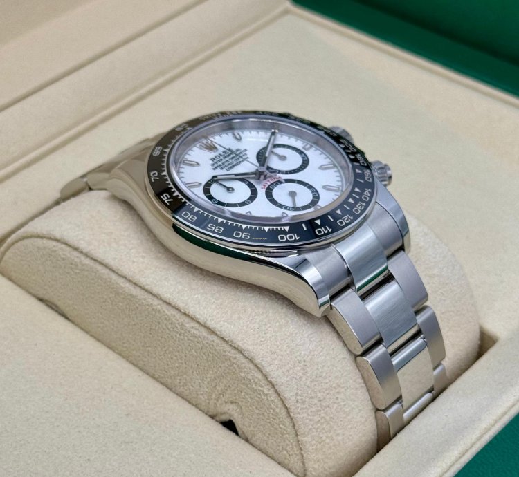 Rolex Daytona New 2025 Daytona 40mm 126500ln Stainless Steel White Panda Dial