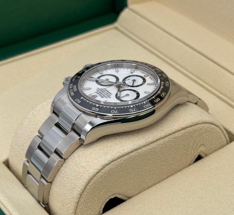 Rolex Daytona New 2025 Daytona 40mm 126500ln Stainless Steel White Panda Dial