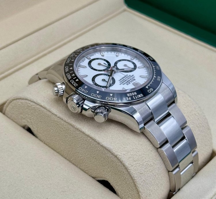 Rolex Daytona New 2025 Daytona 40mm 126500ln Stainless Steel White Panda Dial
