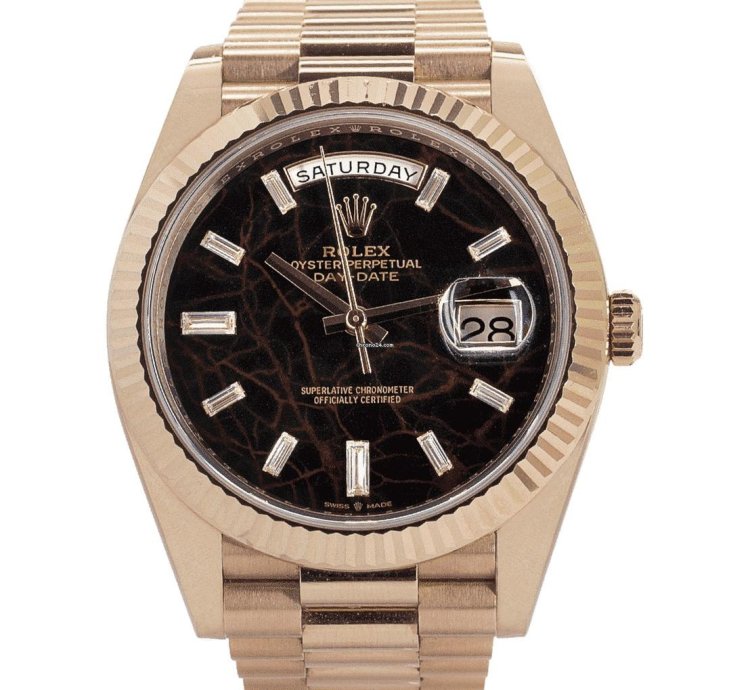 Rolex Day-date 40 Oyster Perpetual Day-date 40 Eisenkiesel Everose Gold 228235