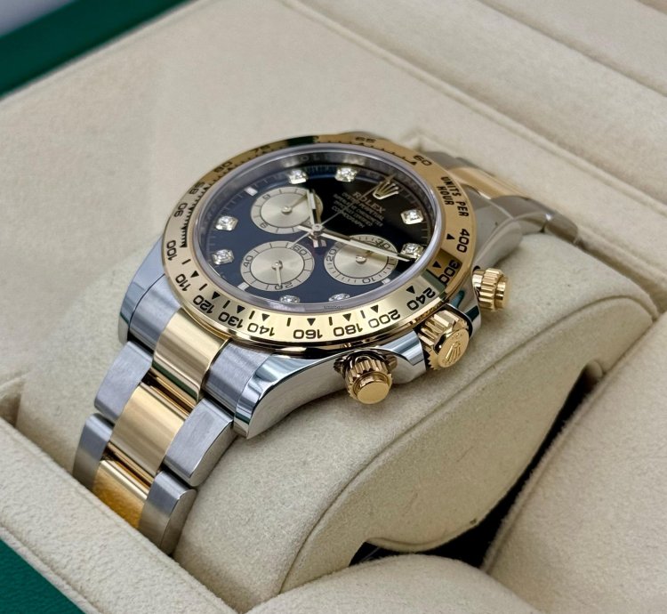 Rolex Daytona New 2025 Daytona 40mm 126503 Two-tone Black Diamond Dial