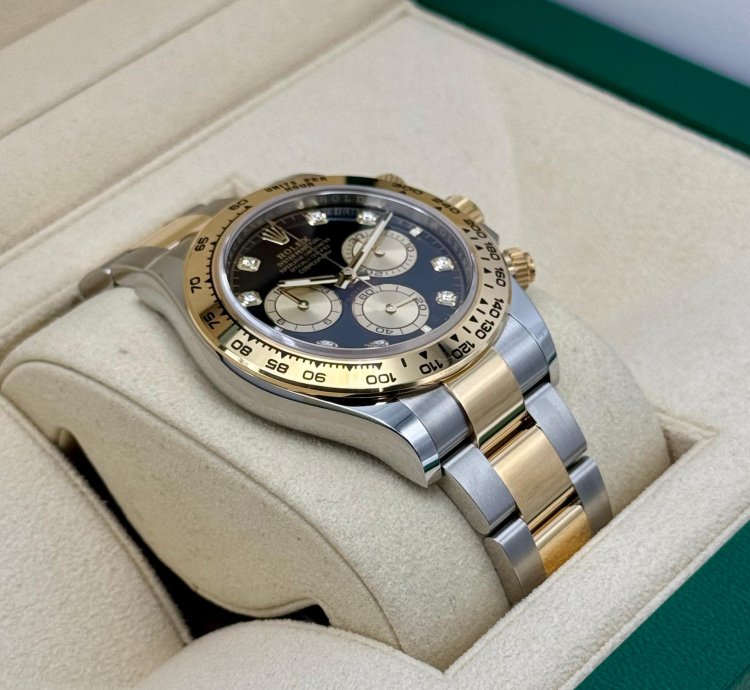 Rolex Daytona New 2025 Daytona 40mm 126503 Two-tone Black Diamond Dial