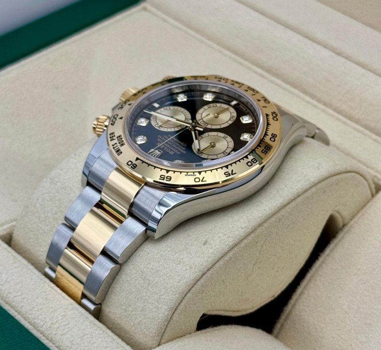 Rolex Daytona New 2025 Daytona 40mm 126503 Two-tone Black Diamond Dial