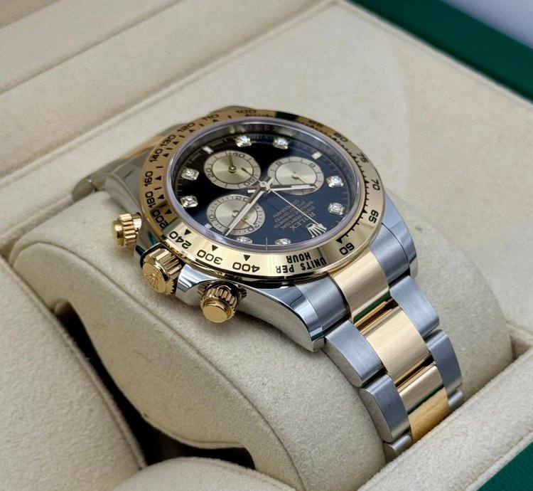Rolex Daytona New 2025 Daytona 40mm 126503 Two-tone Black Diamond Dial