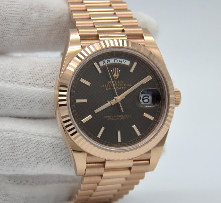 Rolex Day-date 40 Oyster Perpetual Daydate 40mm Pink Gold 228235 Chodmip