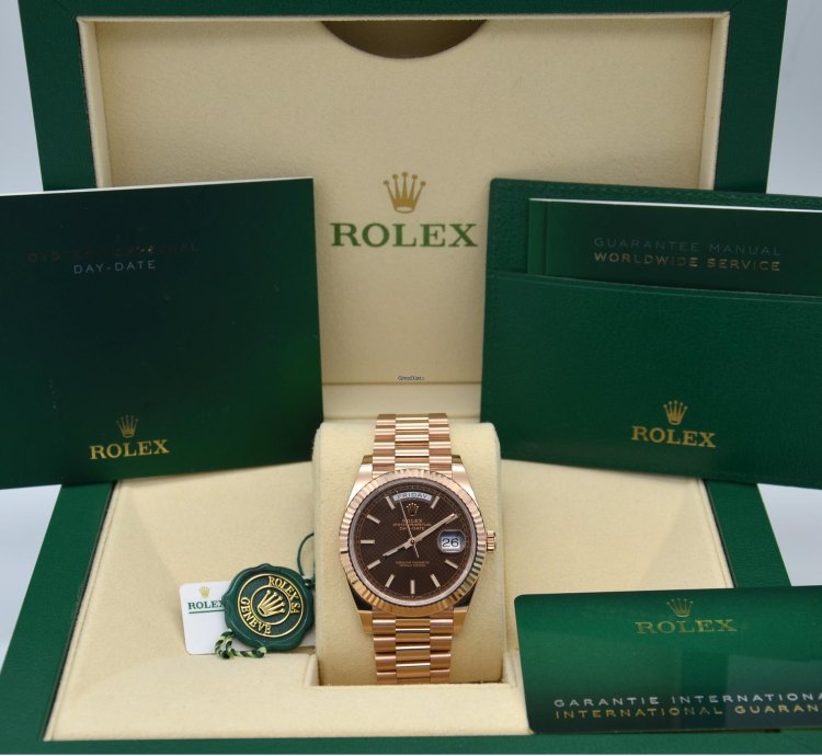 Rolex Day-date 40 Oyster Perpetual Daydate 40mm Pink Gold 228235 Chodmip