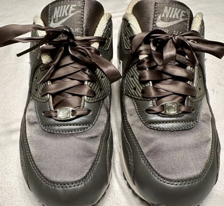 2006 Nike Air Max 90 Women 6 5 Metallic Pewter 312052-011