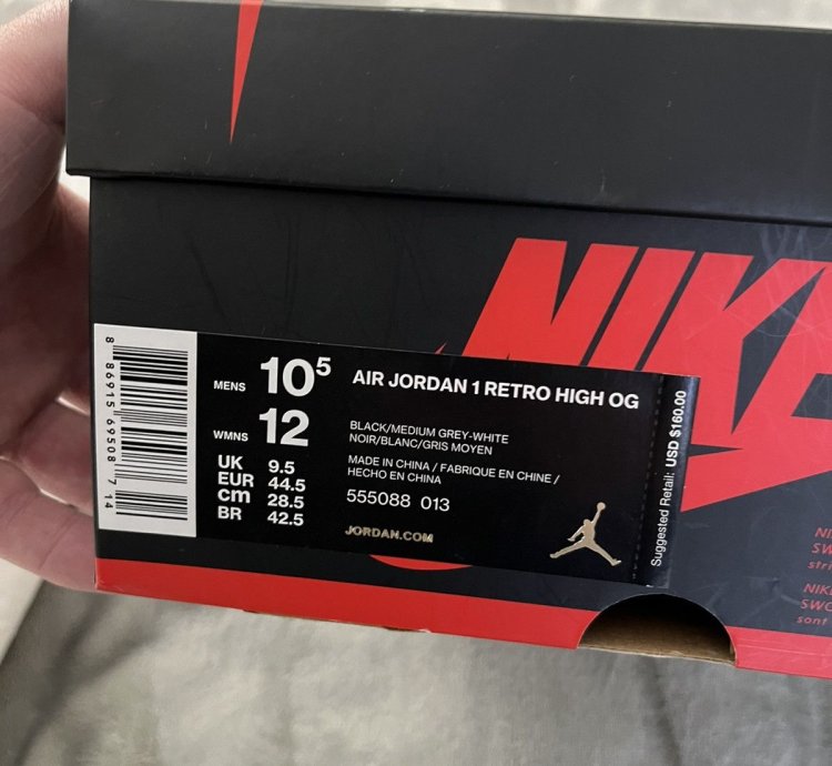 Jordan 1 Shadow 2018