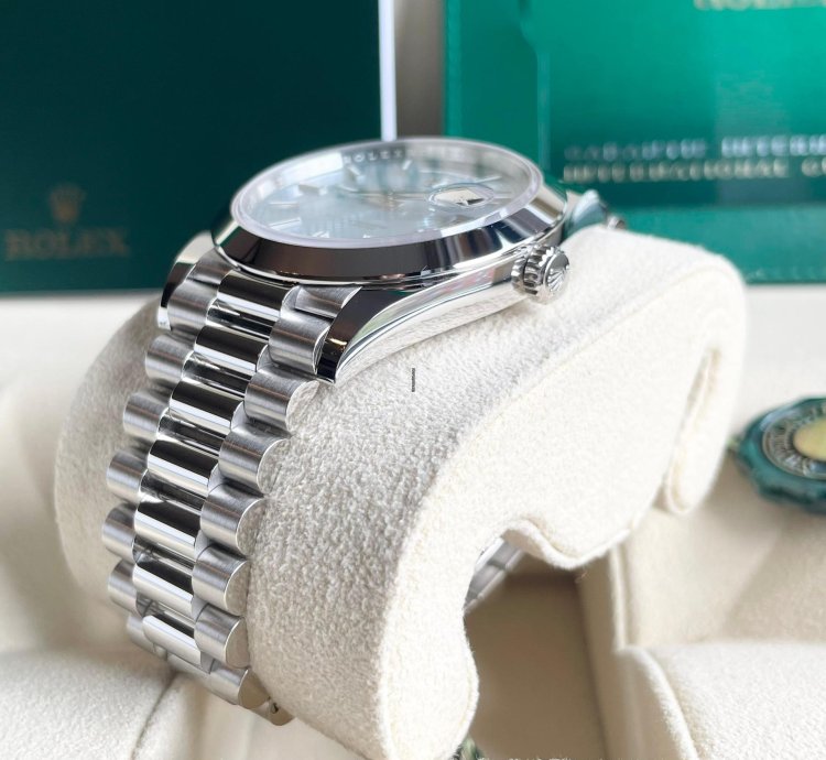 Rolex Day-date 40 Plat Day-date 40 Blue Motif Index