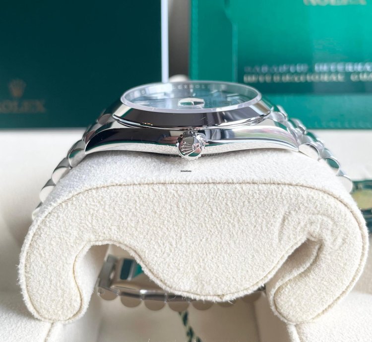 Rolex Day-date 40 Plat Day-date 40 Blue Motif Index