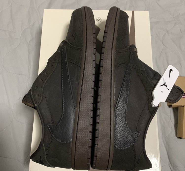 Jordan 1 Travis Scott Vetvet Brown Retro Low Ts