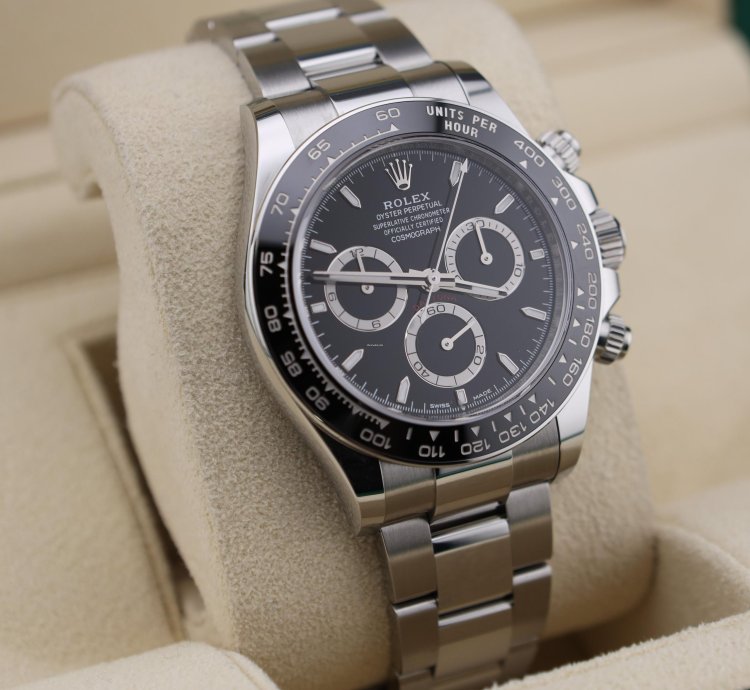 Rolex Daytona New 2025 Daytona Black Dial 126500ln Unworn Full Set