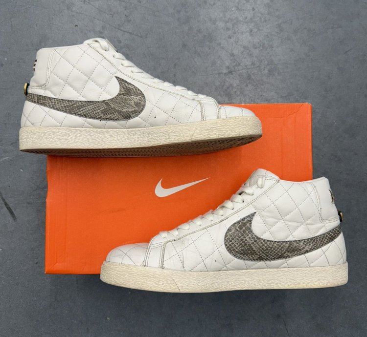 2006 Nike Sb Blazer Supreme White Sail