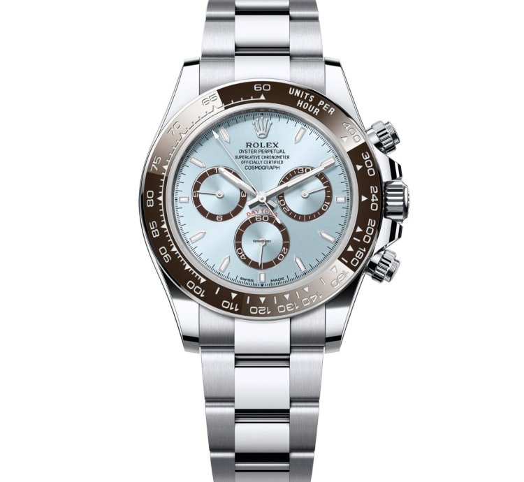 Rolex Daytona New 2025 Platinum Open Caseback Oyster Bracelet Brown Ceramic Bezel