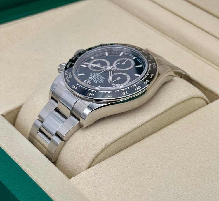 Rolex Daytona New 2025 Rolex Daytona 40mm 126500ln Stainless Steel Black Dial