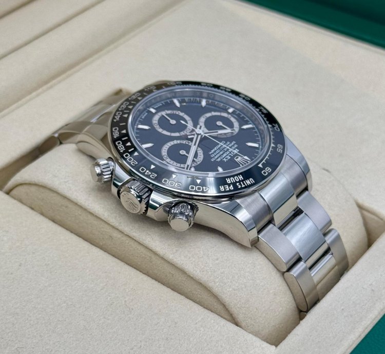 Rolex Daytona New 2025 Rolex Daytona 40mm 126500ln Stainless Steel Black Dial